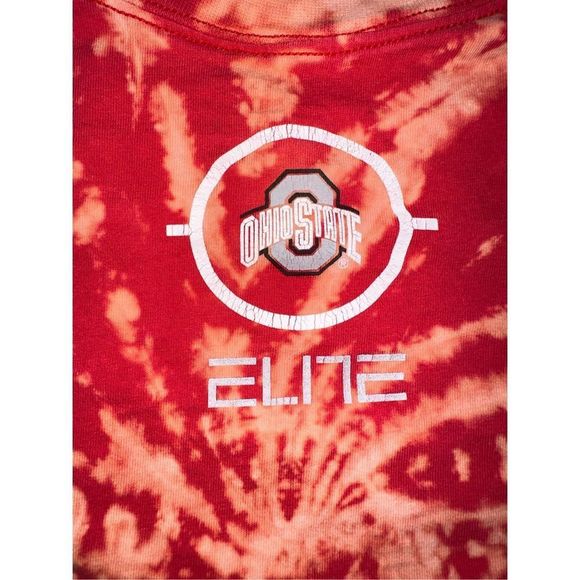 Vintage Nike Elite Lebron James Ohio State Buckeyes Basketball Bleached Tee - Picture 4 of 6